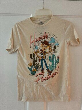 Disney Toy Story Woody Howdy Partner Graphic Tee Girls L 10/12
